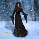 *GLITTER* ELLE GOWN & PANTS MESH PURE WHITE