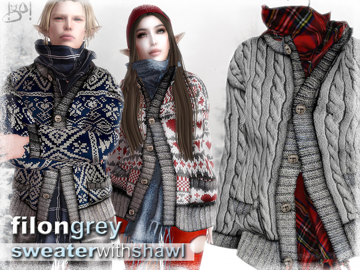 !gO! Sweater Filon - grey