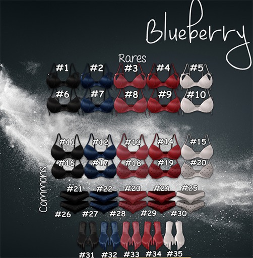 8. Blueberry / RARE / Flirt - Bra (Game) - Candy (Boxed) (B)