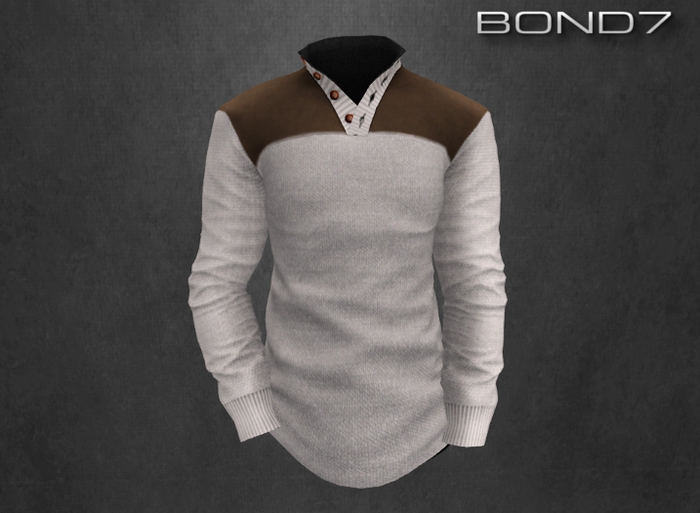 *BOND7* V-neck Longsleeve (Black)