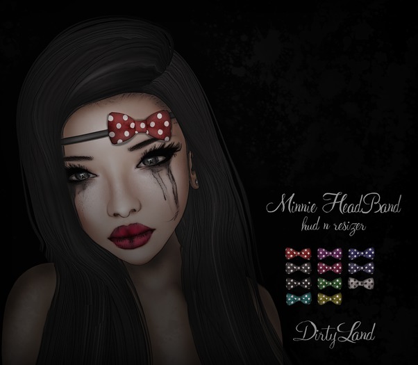 DL:: Dirty Bow Headband