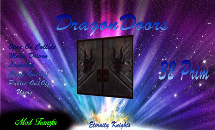 DragonDoor Mod Transfer Vertion