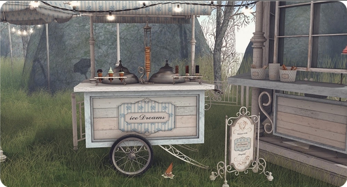 8f8 - 34. Vintage IceDreams Cart SECRET *** RARE