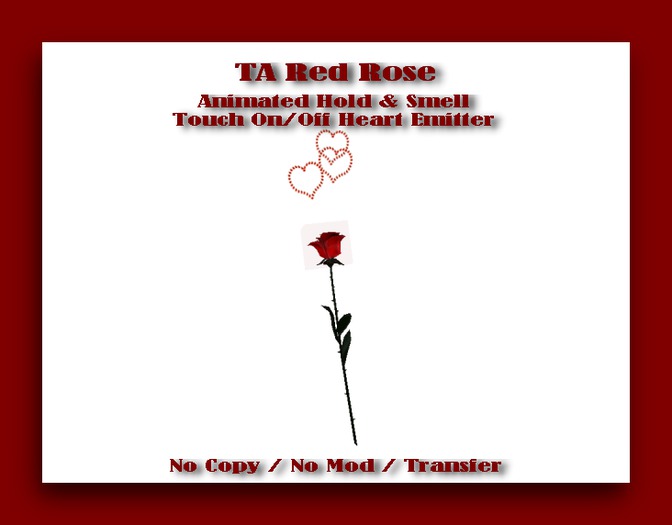 TA Red Rose (Wear / Add) SPECIAL