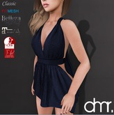 [DR] Shirt Long Fashion  Navy  ::Mesh ::