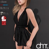 [DR] Shirt Long Fashion  Black ::Mesh ::