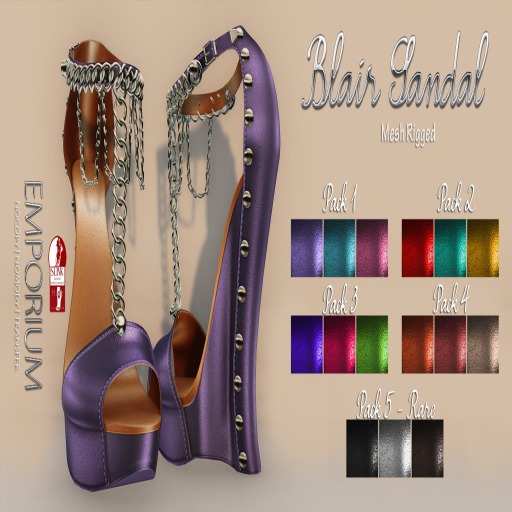 EMPORIUM - Blair Sandal Pack3