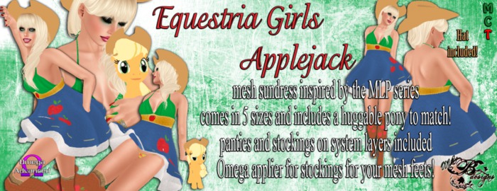 {Ms. B. Designs} Equestria Girl Set, Applejack