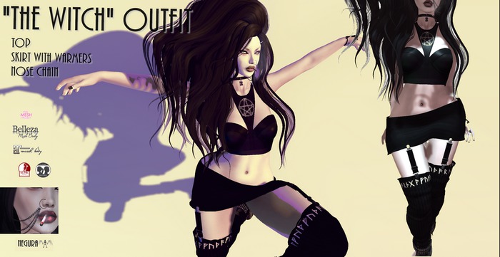 ᑭᑌᖇᕮ ᕼᕮᒪᒪ (negura) - "The Witch" Outfit