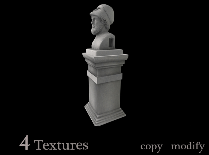 NOVUS Pericles with Pedestal Statue