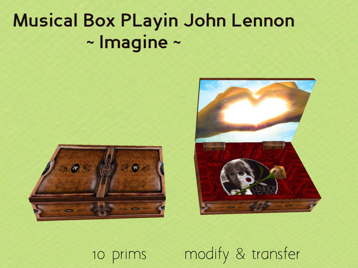 Musical Box playing  +++ Imagine +++