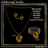 C&F Peacock / Gold Jewelry Set