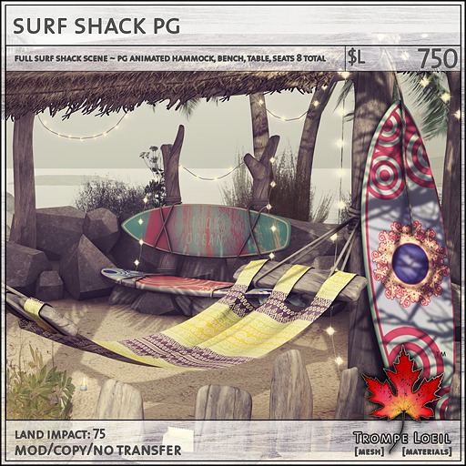 Trompe Loeil - Surf Shack PG [mesh]