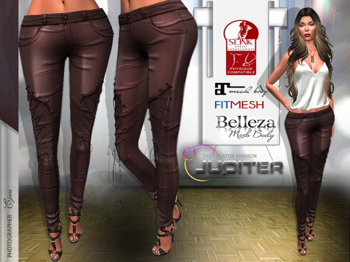 JUPITER..PANTS LACES - BROWN