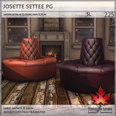 Trompe Loeil - Josette Settee PG [mesh]