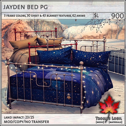 Trompe Loeil - Jayden Bed PG [mesh]