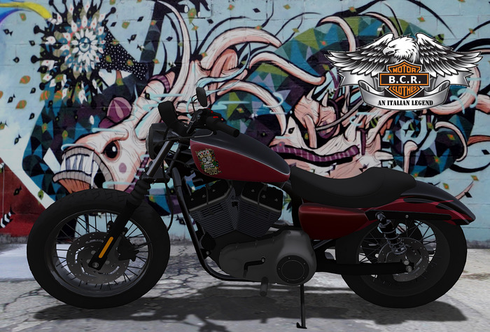 B.C.R. XL1200 Sportster Nightster Custom