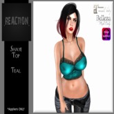 .REACTION. Shaye Top TEAL