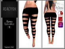 .REACTION. Ripped Leggings 2