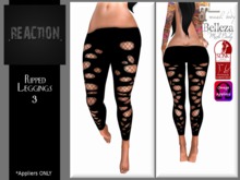 .REACTION. Ripped Leggings 3