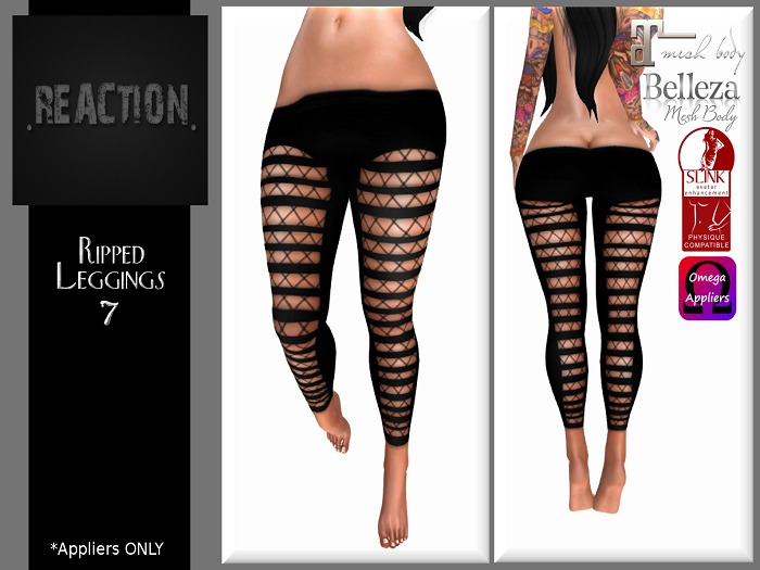 .REACTION. Ripped Leggings 7