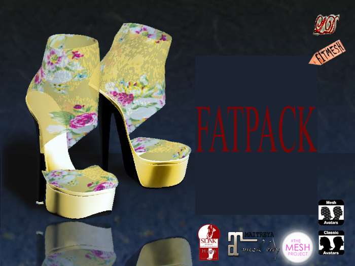 {LD}Shoes-Summer Shoes-Close Transparent-Fatpack