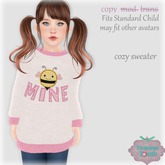 {V*Y} Cozy Sweater - Bee Mine
