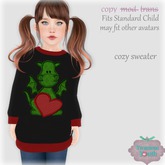 {V*Y} Cozy Sweater - Dragon Heart