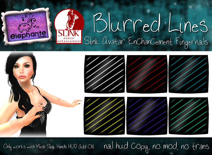 Second Life Marketplace //elephante poses// Blurred Lines