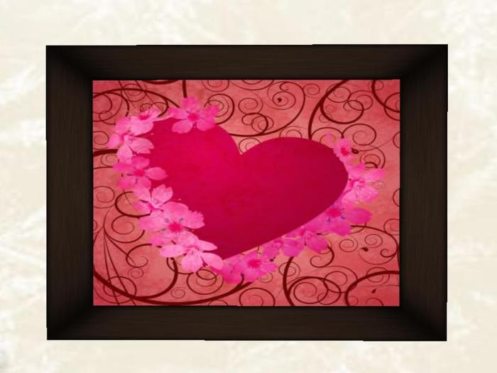 Heart on Flowers