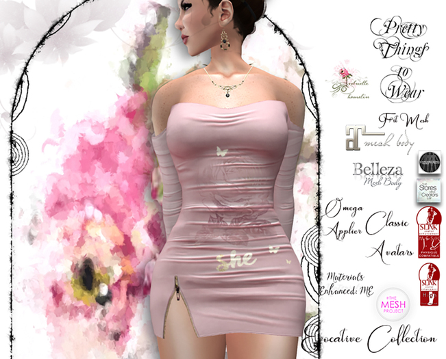 .::Pretty Things::.  *I Want to See* Wrapped Dress Outfit