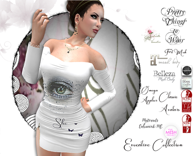 .::Pretty Things::.  *I Want to See* Wrapped Dress Outfit