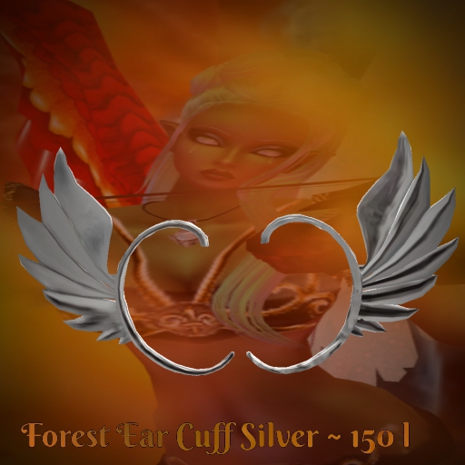Forest Queen ear cuff Silver