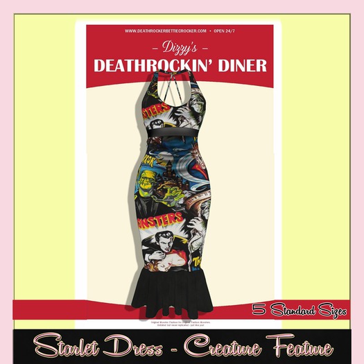 ^v^DRBC^v^ Red Sugar Hips Slinky Dress