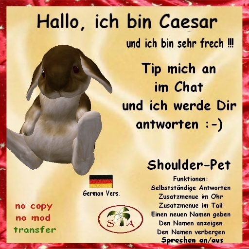 SAUER Shoulder-Pet Caesar