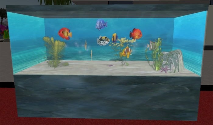 Scipted Aquarium with realistic moves