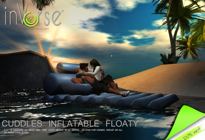 ☰ inVerse ☰ Cuddles Inflatable Floaty - 6 colors