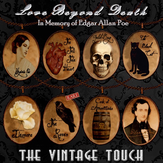 Vintage Touch Virginia Poe Pendant