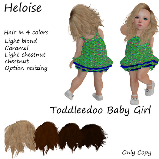 Toddleedoo Hair Heloise Blond DEMO