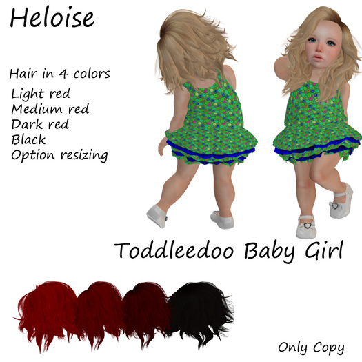Toddleedoo Hair Heloise Black