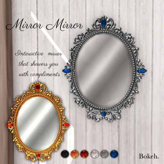 Mirror, mirror "Yellow gold" - Bokeh