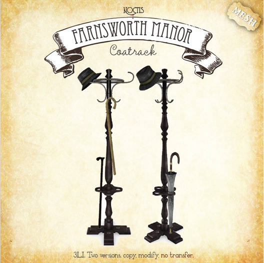 [noctis] Farnsworth Manor coatracks
