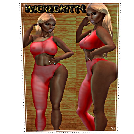 WK REd Sexy Outfit