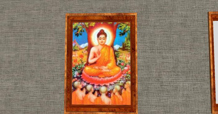 Zen Praise Buddah Print