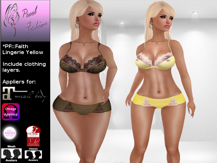 *PF::Faith Lingerie Yellow