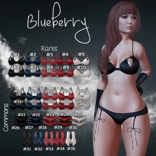 8. Blueberry / RARE / Flirt - Bra (Game) - Candy (Boxed) (M)