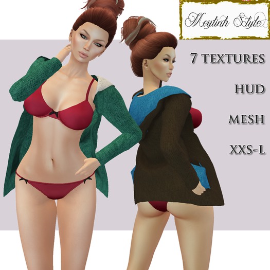 [MS] Open Sweater with HUD