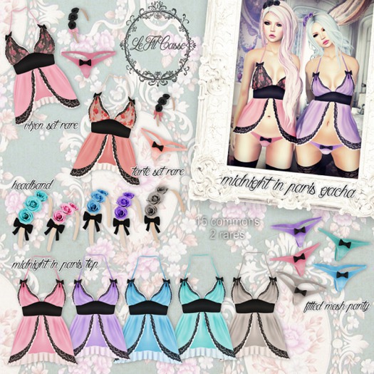{le fil casse} midnight in paris vintage s
