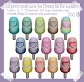 Full Perm MESH Love Ice Cream kit for builders