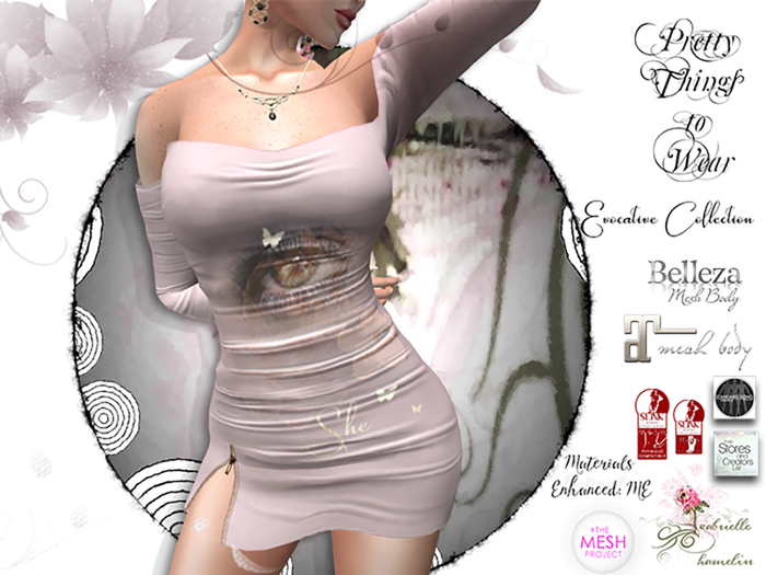.::Pretty Things::.  *I Blush* Wrapped Dress Outfit